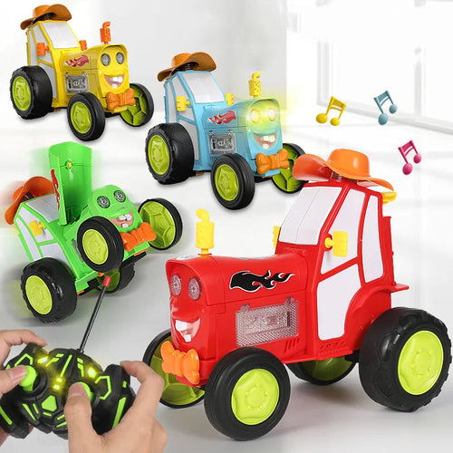 Crazy Jumping Tractor with Light & Sound