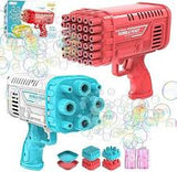 Electric Bazooka Boom Feast Bubble Gun Fun for Kids Ages 3+