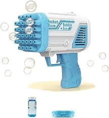 Electric Bazooka Boom Feast Bubble Gun Fun for Kids Ages 3+