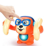 Electric Light & Sound Tumbling Monkey Toy Fun for Kids