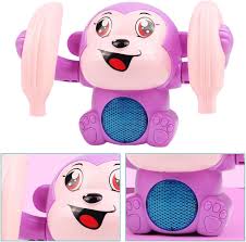 Electric Light & Sound Tumbling Monkey Toy Fun for Kids