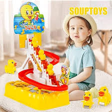 Buy Electric Climbing Stairs Duck Track Set for Kids