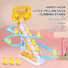 Buy Electric Climbing Stairs Duck Track Set for Kids