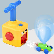 Balloon Powered Pumping Car Toy